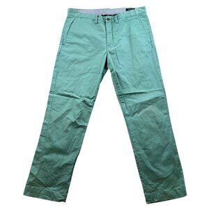 Polo Ralph Lauren Mens Pants Size 33x30 Chino Straight Cotton Twill Casual Blue